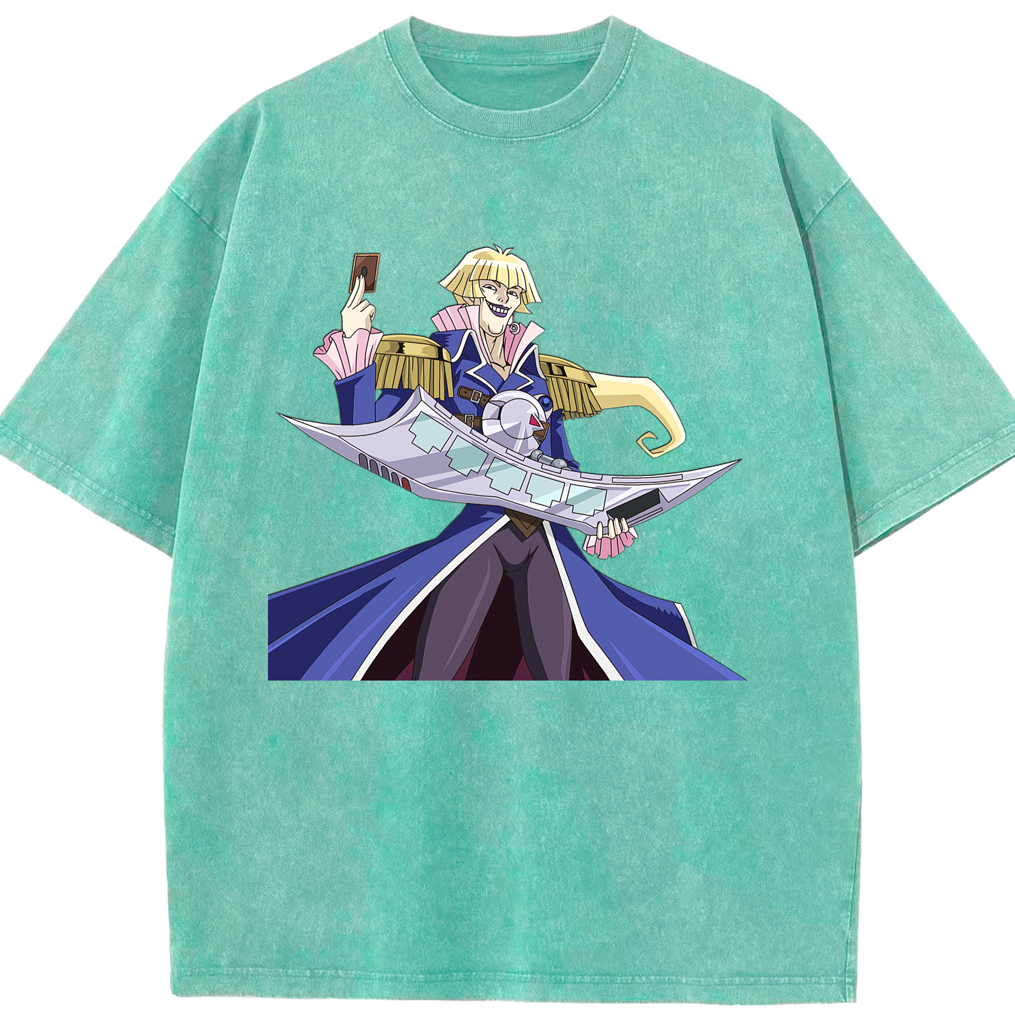 （画像用） 遊☆戯☆王 Yu-Gi-Oh! 綿100% ヴィンテージ風 半袖Tシャツ（フロントプリント）